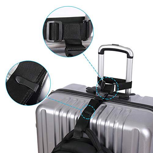 Luggage Connector, Straps for Suitcase, Add A Bag Adjustable Attachment Large
