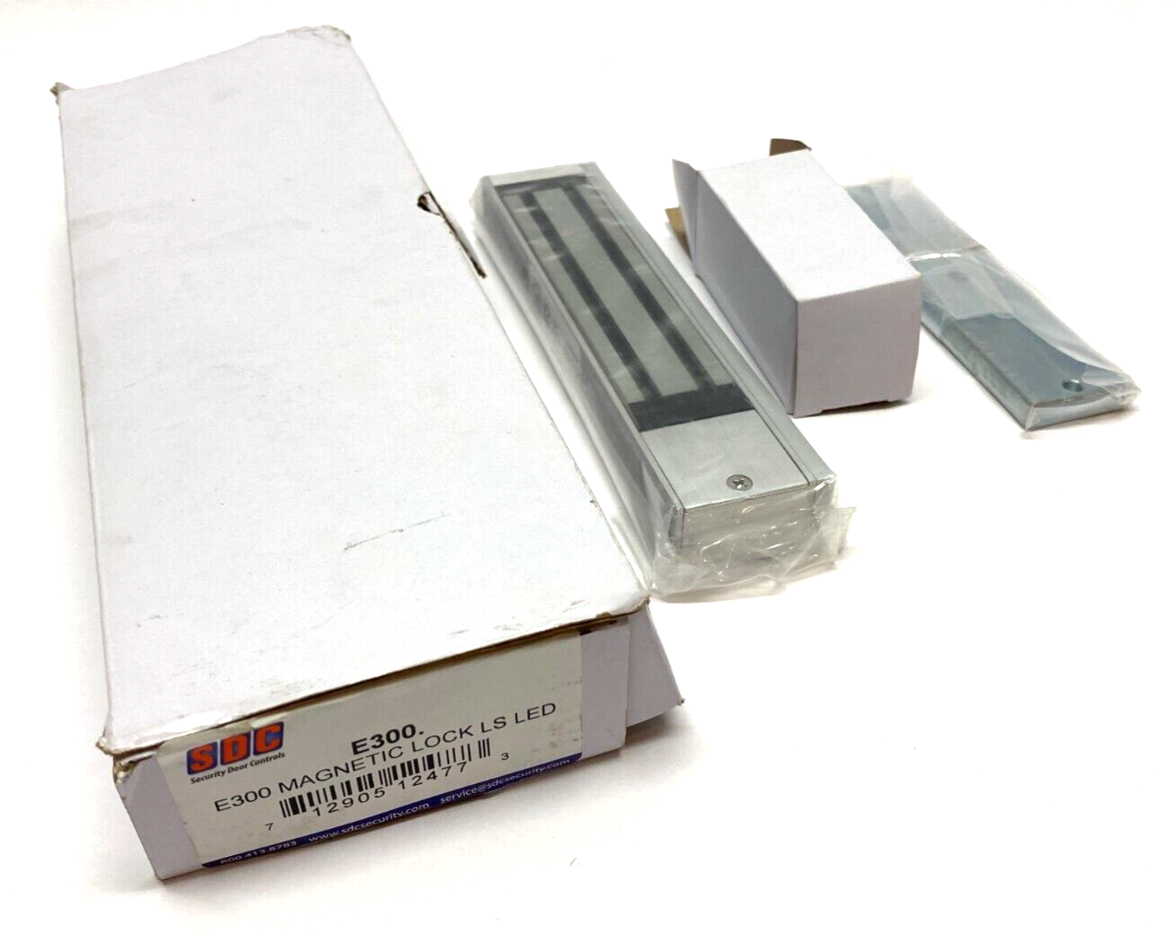 Security Door Controls E300 Excel Micro Magnetic Cabinet Lock 300lb Hold Force