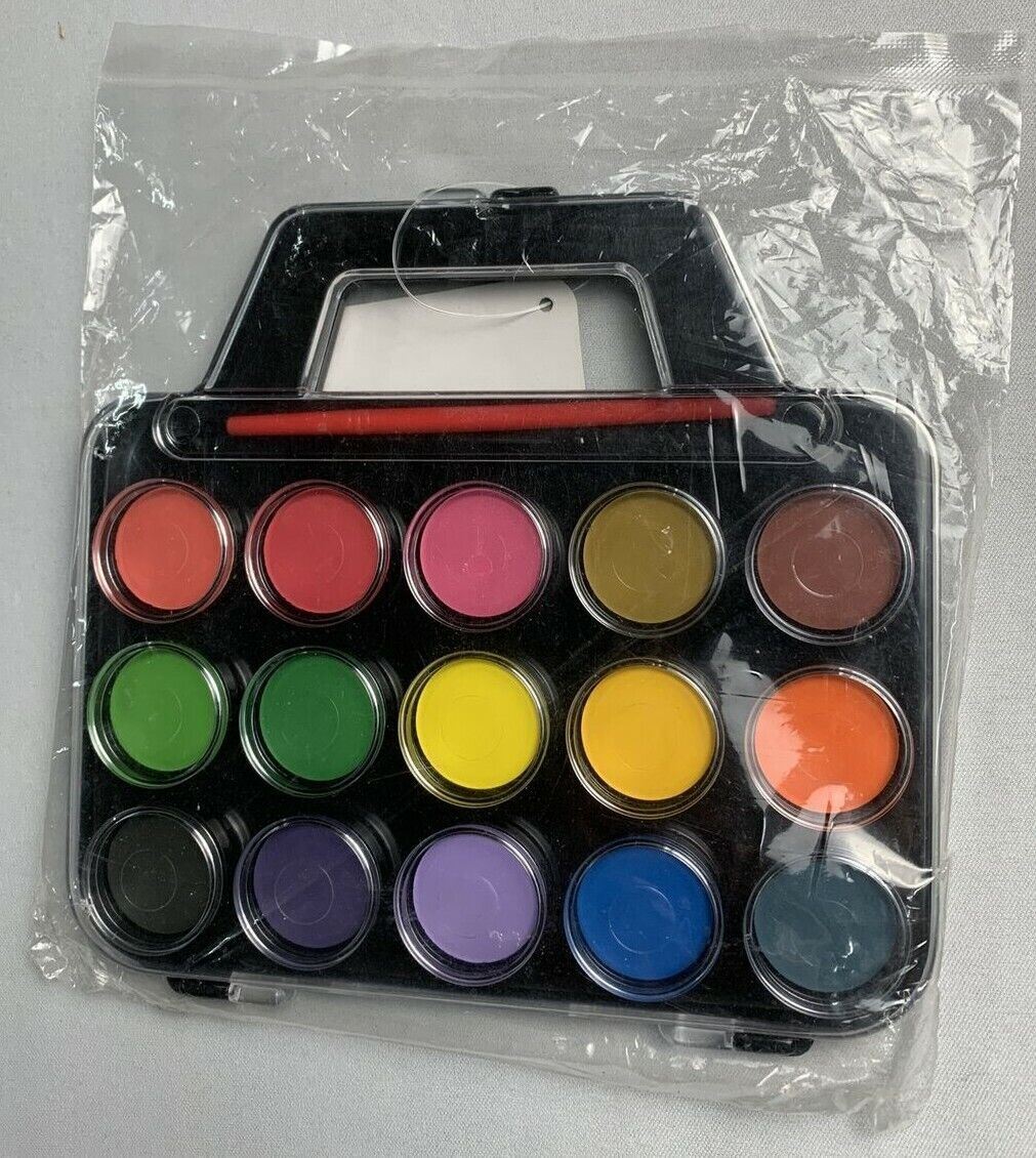 Paperchase 15 Watercolor Paint And Brush Set