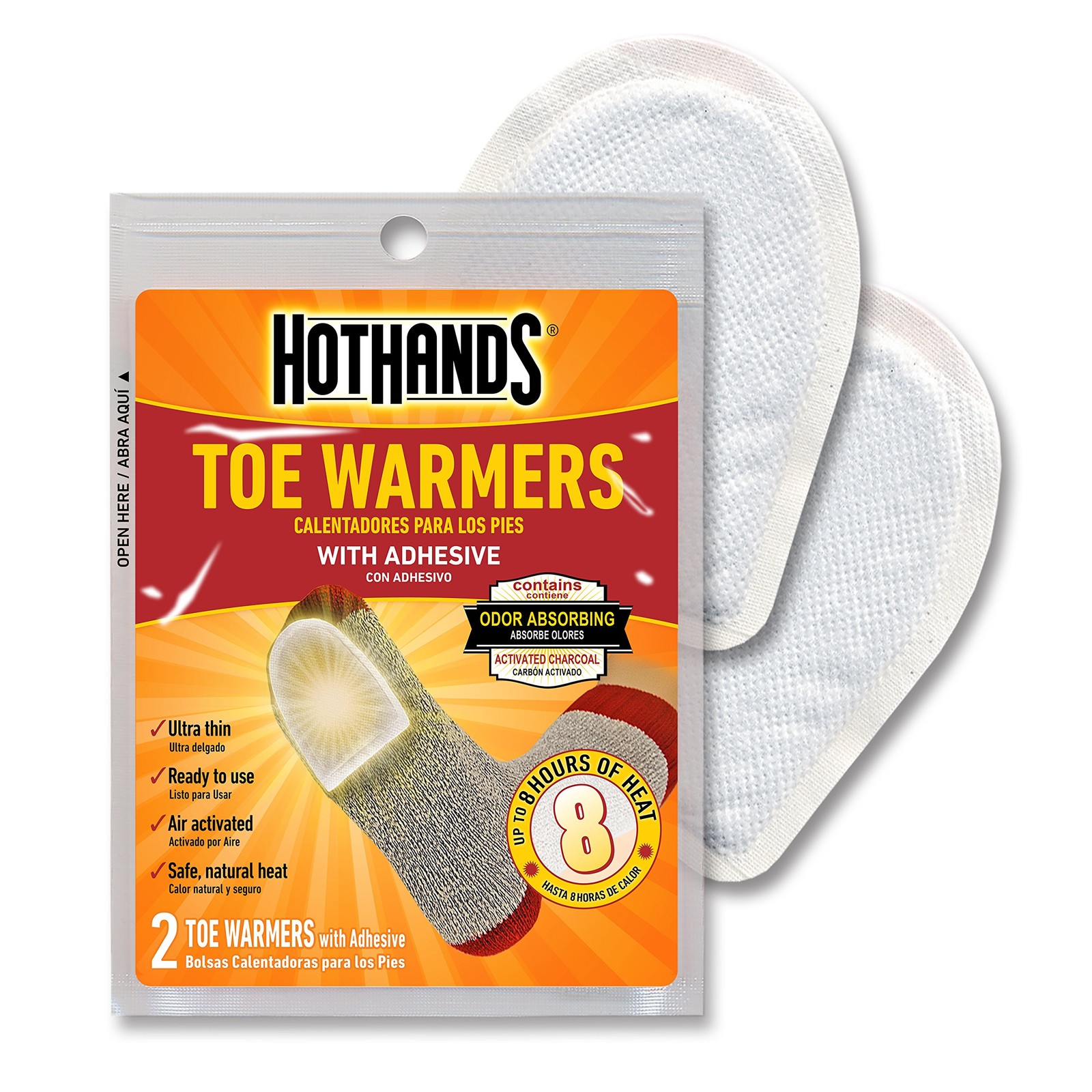 HotHands Toe Hand & Body Warmer Variety Pack - Long Lasting Safe Natural