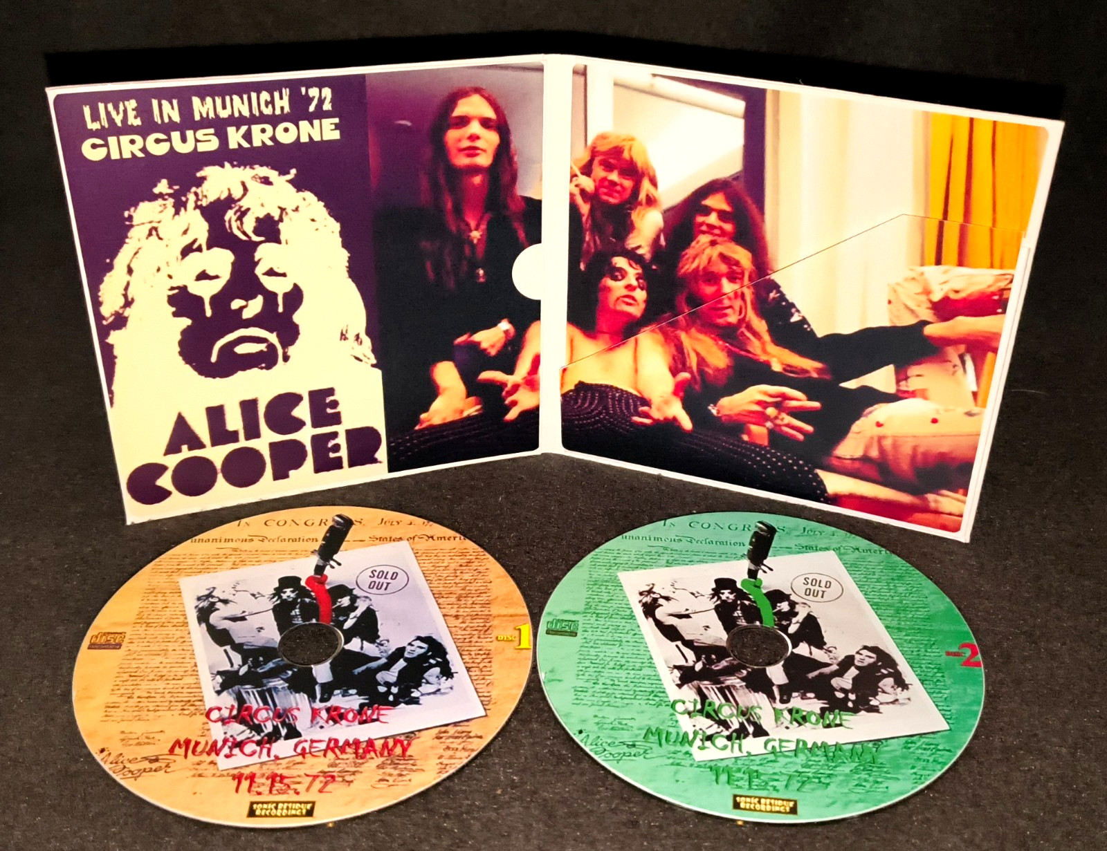 Alice Cooper Munich 1972 Gate Fold 2CD Package NEW