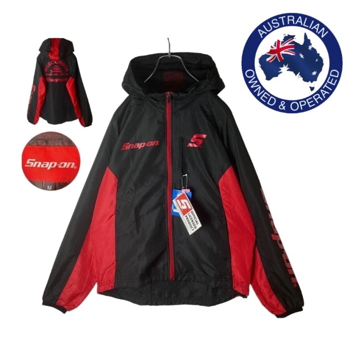 Snap-On Wind Breaker Red & Black Jacket Limited Japan Stock Medium Size