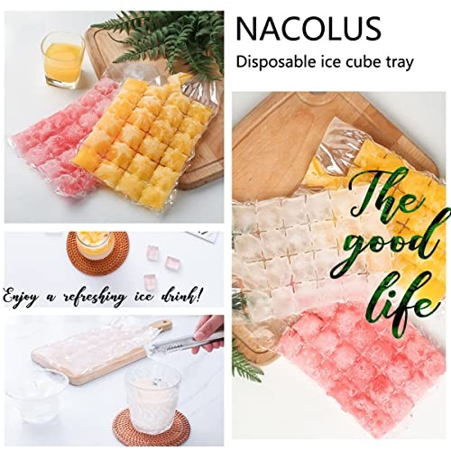 Disposable Ice Cube Trays for Freezer Ball Ice Cube Mold Ice 50 count pack