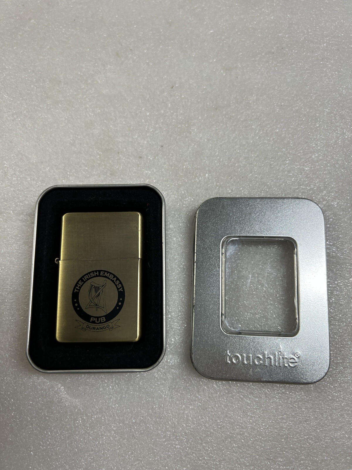 Touchlite Vintage Lighter Rare The Irish Embassy Pub Durango