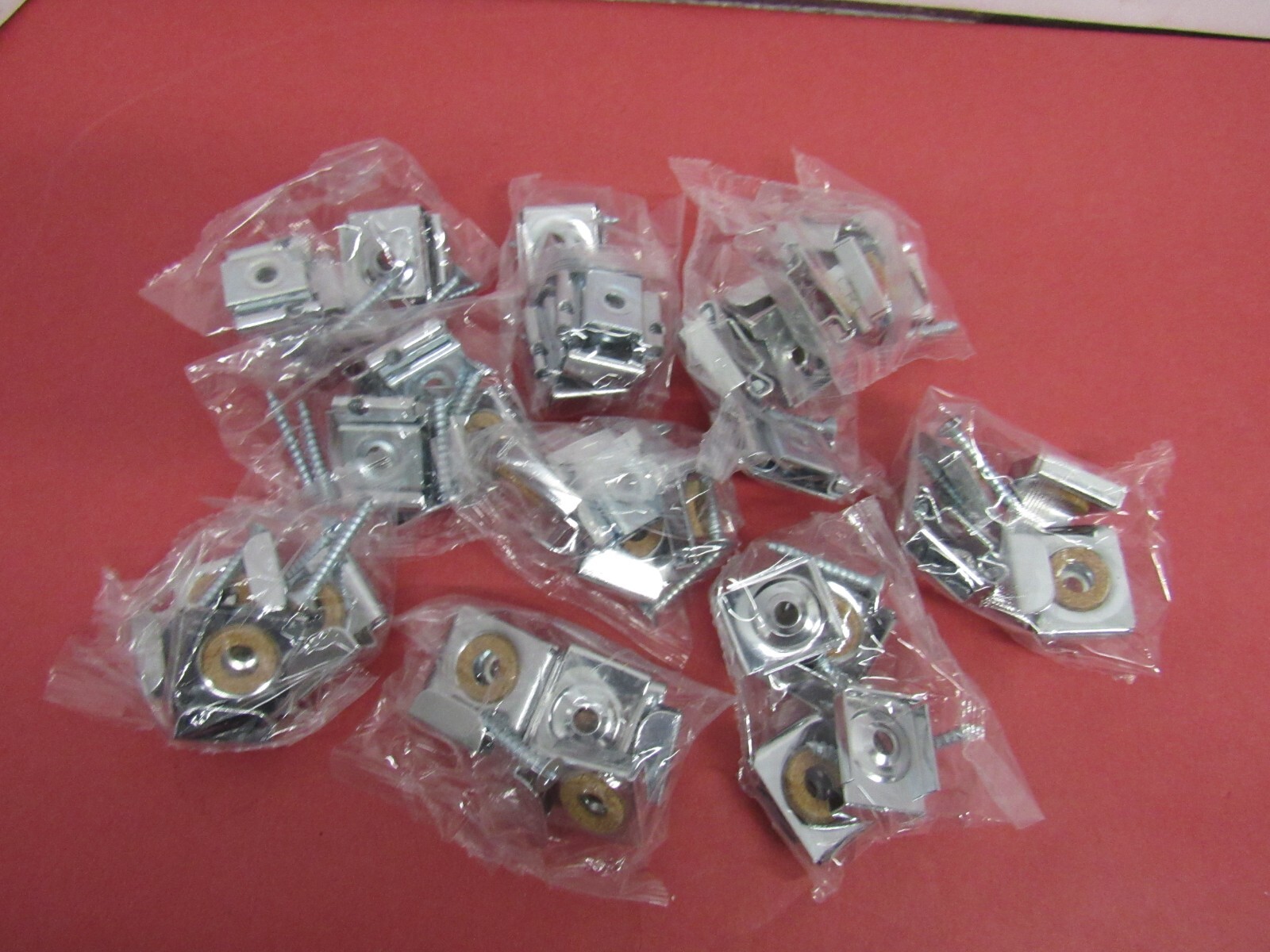 Deluxe EZ Mount Nickel Plated E-Z Mount Mirror Clips 10 Sets Brand New