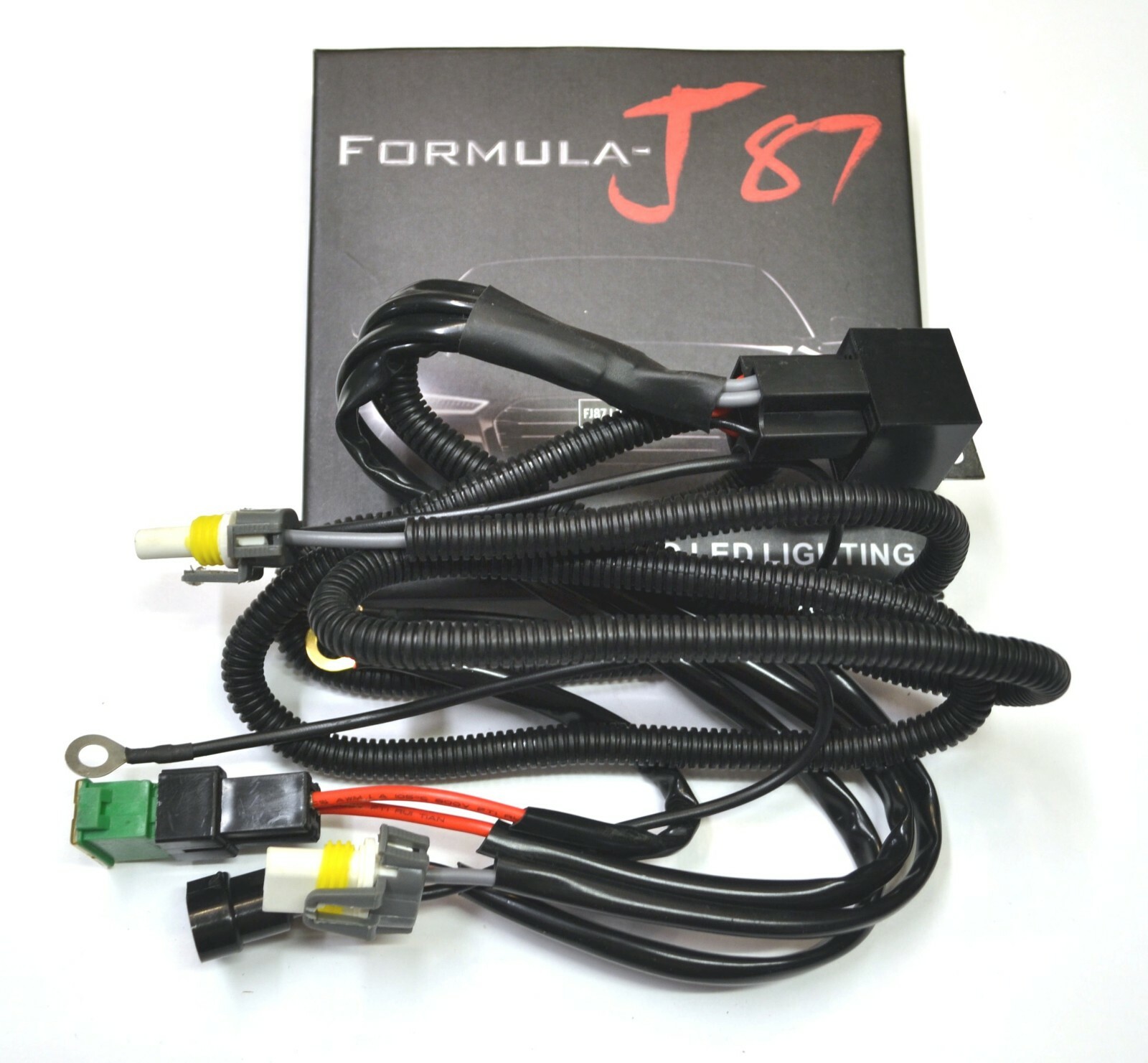 HID Kit Relay Wire Harness 9005 Head Light Dual Beam Replace Ceramic Socket Plug