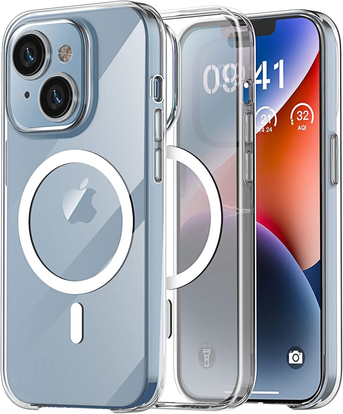 MAGSAFE CASE For APPLE IPHONE 14 CLEAR MAGNETIC SHOCKPROOF WIRELESS CHARGE COVER