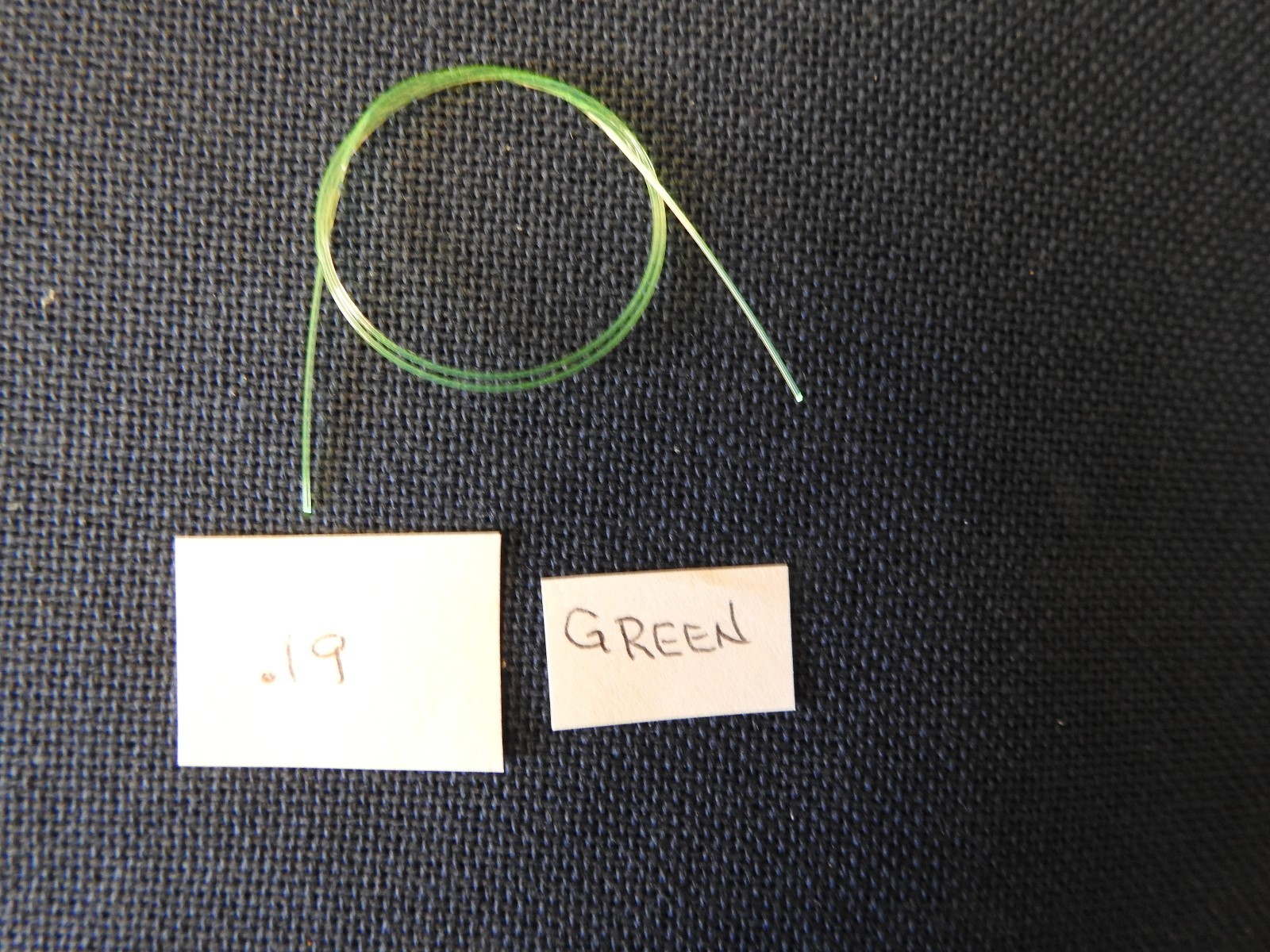 FIBER OPTICS, .019 ,  GREEN