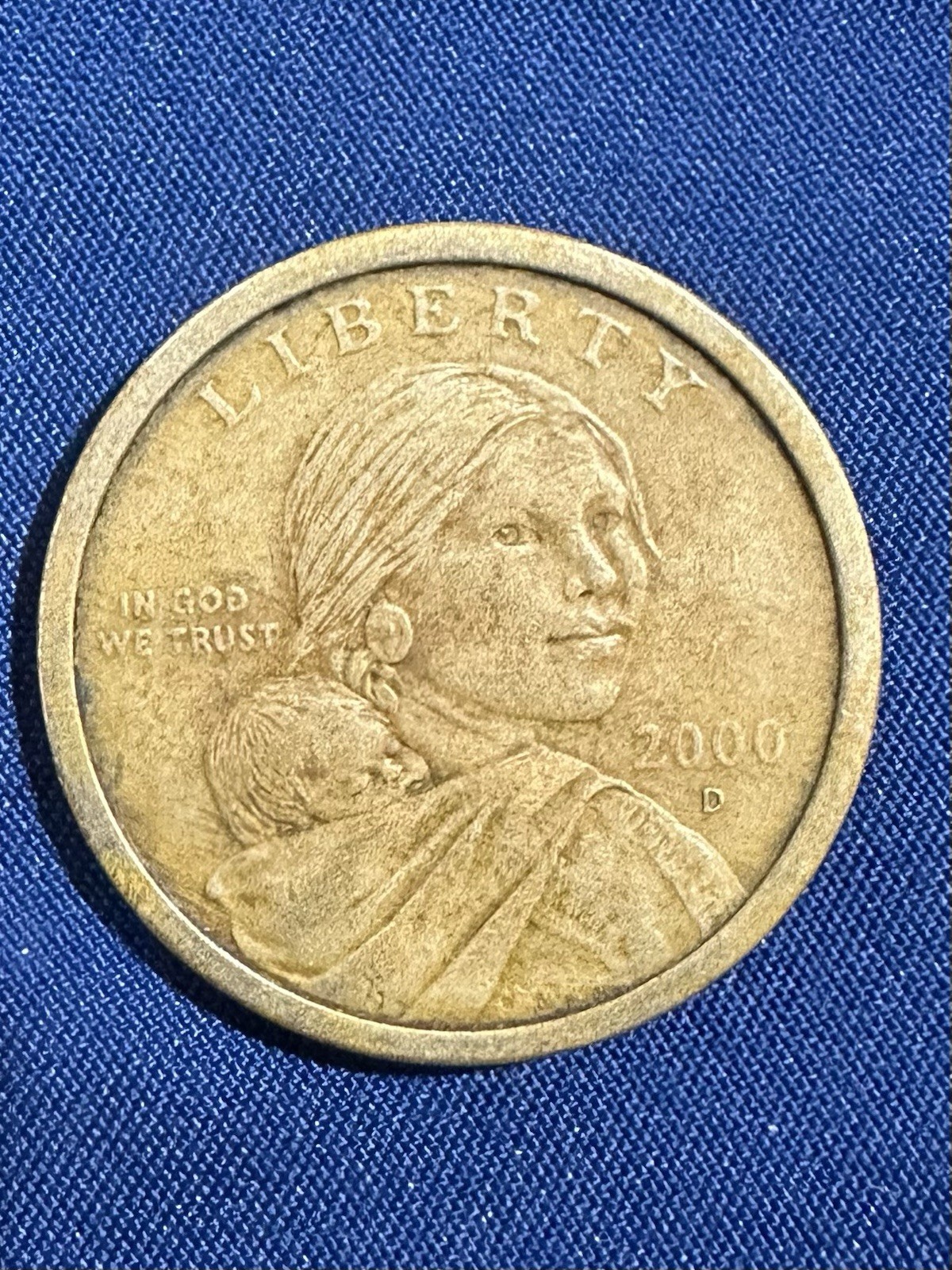 2000 D Sacagawea One Dollar Coin