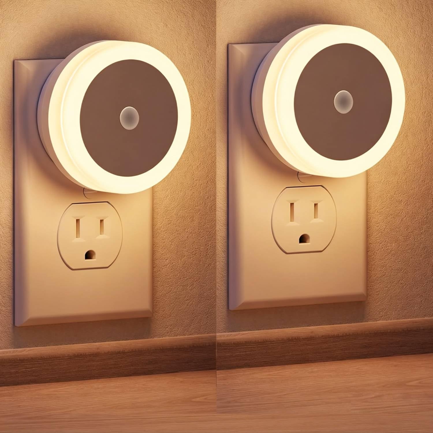 Night Lights Plug into Wall, [2 Pack], Nightlight with Light sensors, Night L...