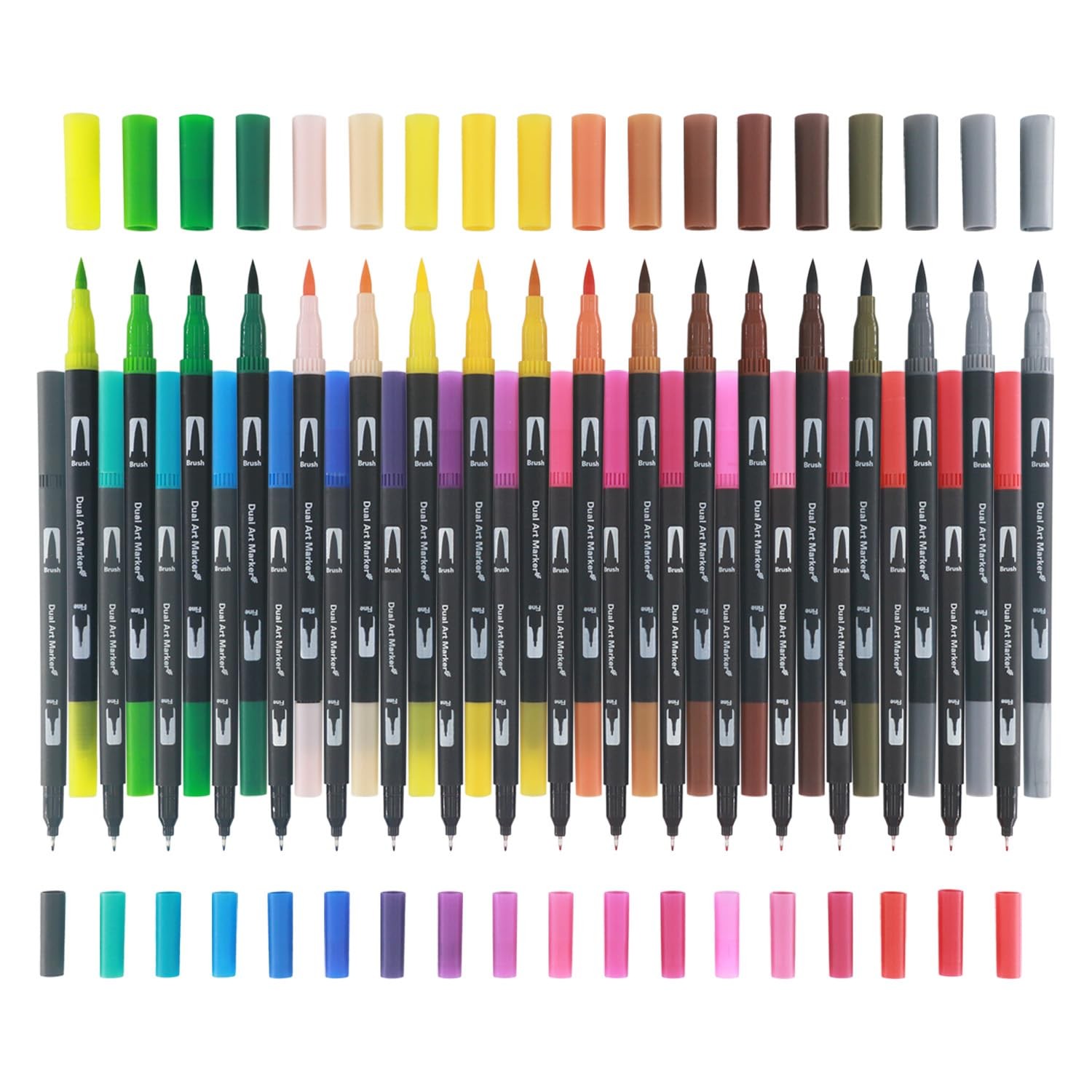 Markers for Adult Coloring Books No 1 Count (Pack of 36), Multicolor