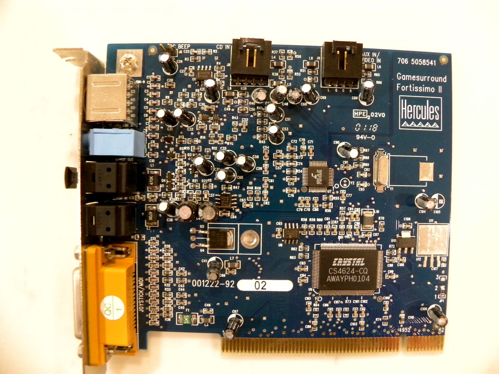 Hercules Gamesurround II Fortissimo PCI Sound Card TESTED !! Win /8XE/ME/XP/7