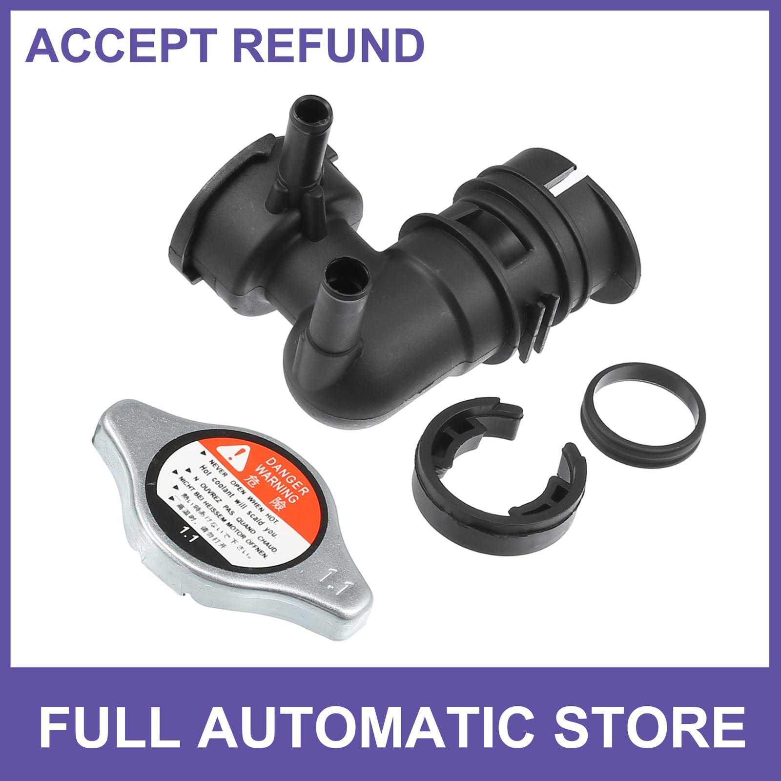 Engine Radiator Coolant Filler Neck for Lexus RX350 for Toyota with Radiator Cap