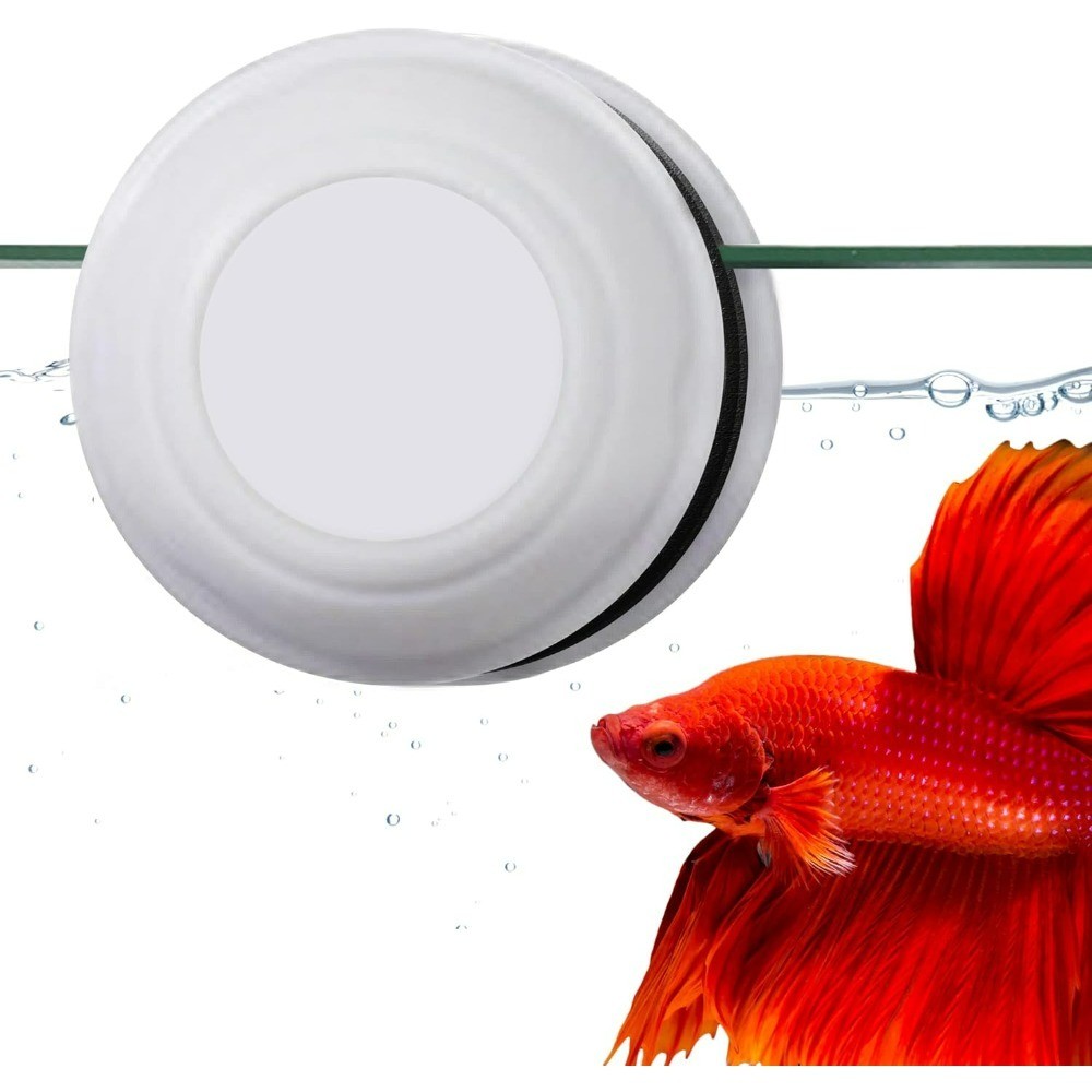 Magnetic Glass Aquarium Cleaner Fish Tank Stain Scrubber Floating Scraper for
