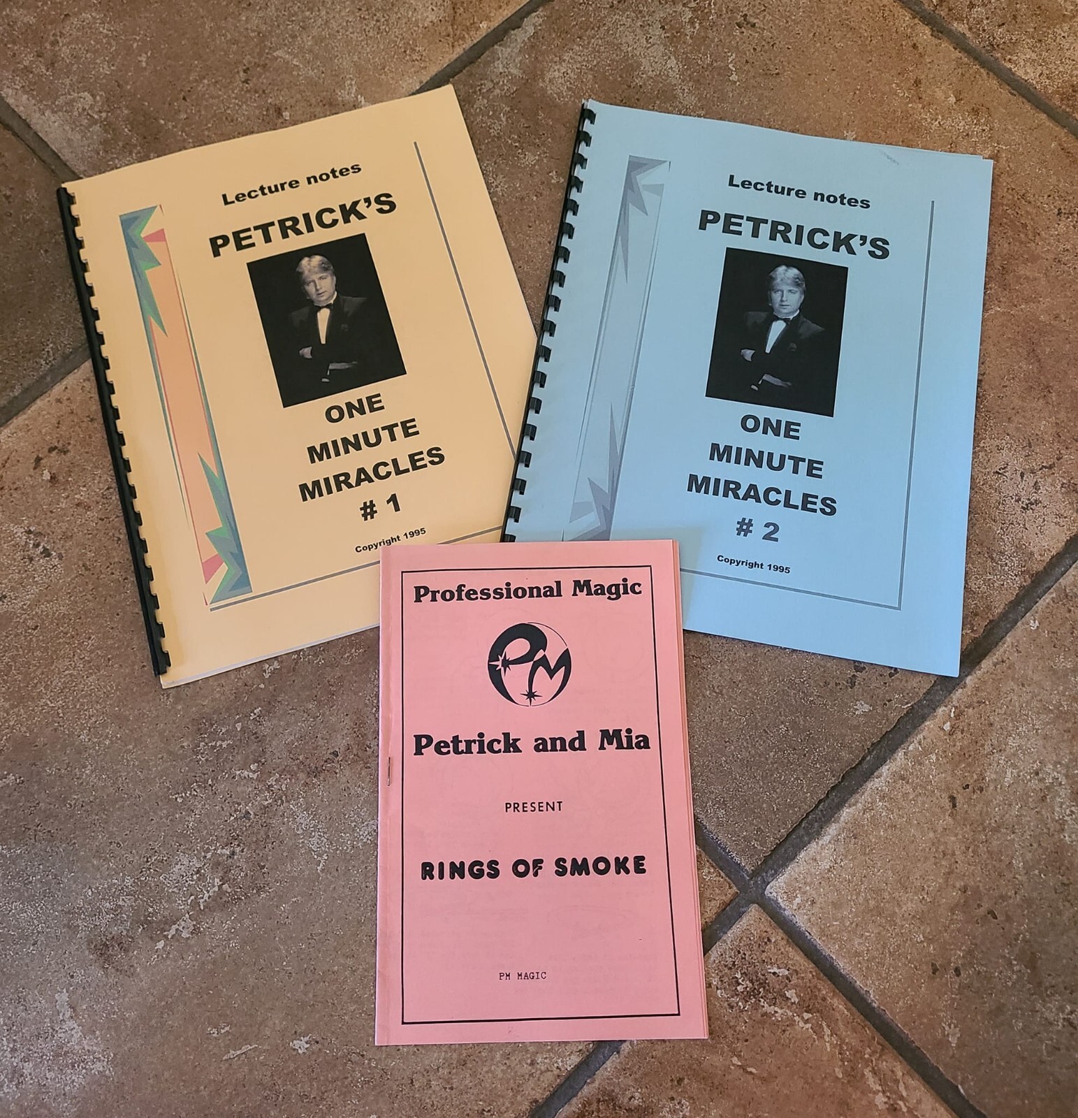 Petrick’s One Minute Miracles Lecture Notes #1 and #2  Magic Trick Mentalism