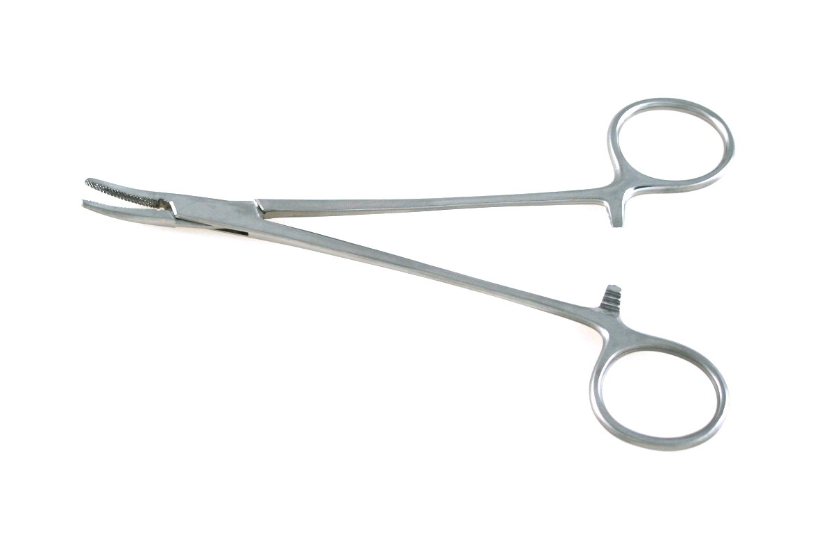 2 Crilewood Needle Holder 6" Curved Serrated Jaws surgical dental instruments