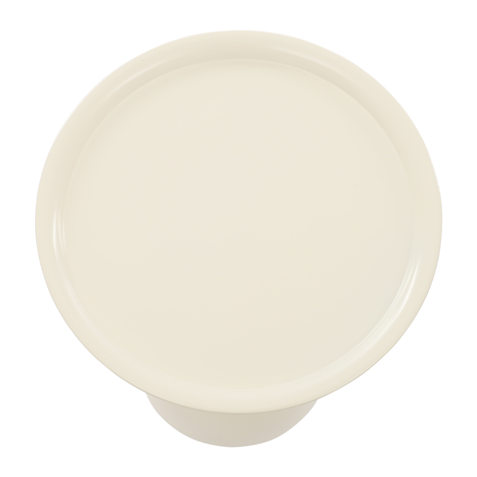 23.62in Height White Modern Side Table Round Side Table Round Bedside Table