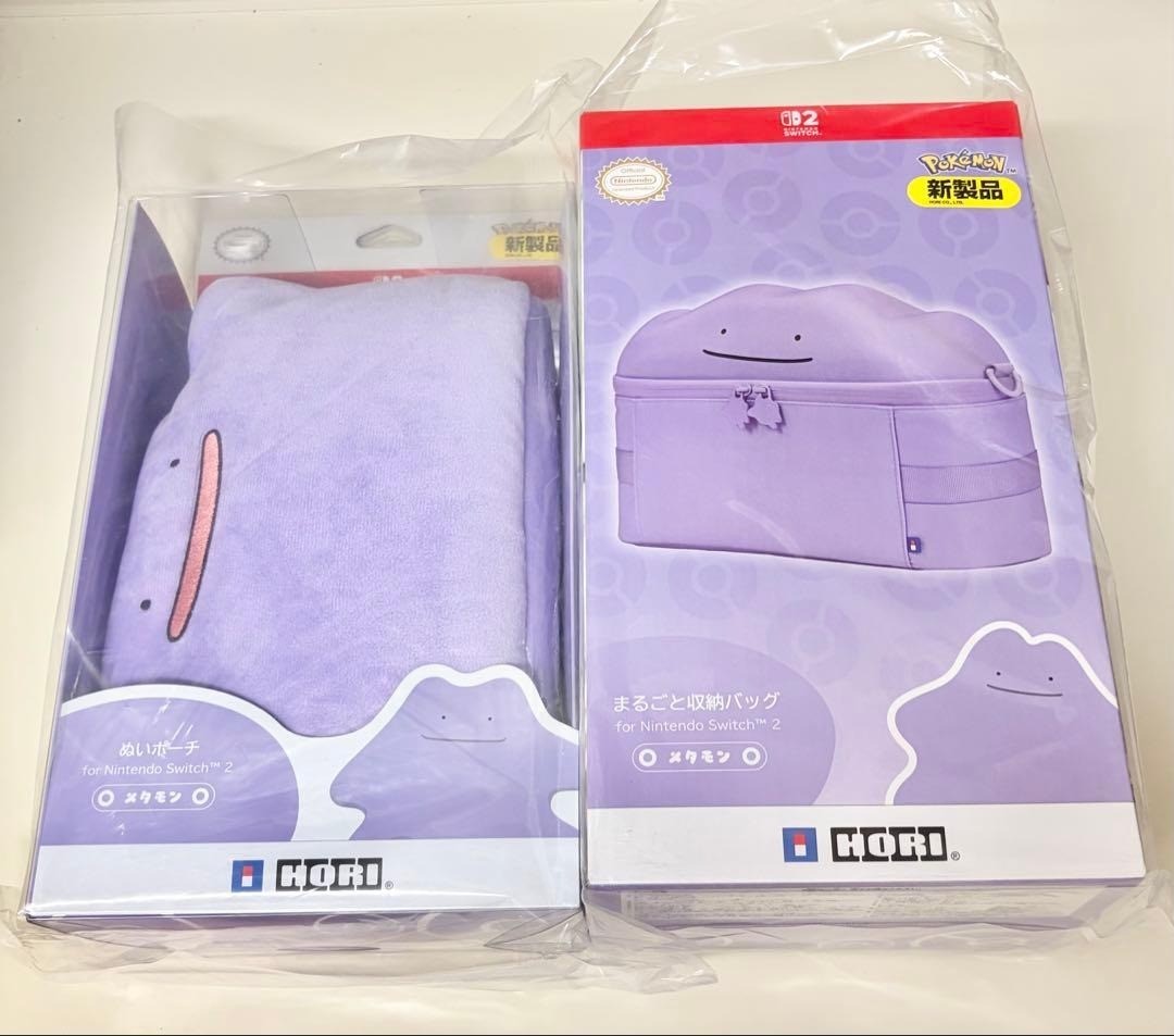 Ditto Pouch  Bag 2-Piece Set for Switch 2 HORI Official Pokémon Case from Japan