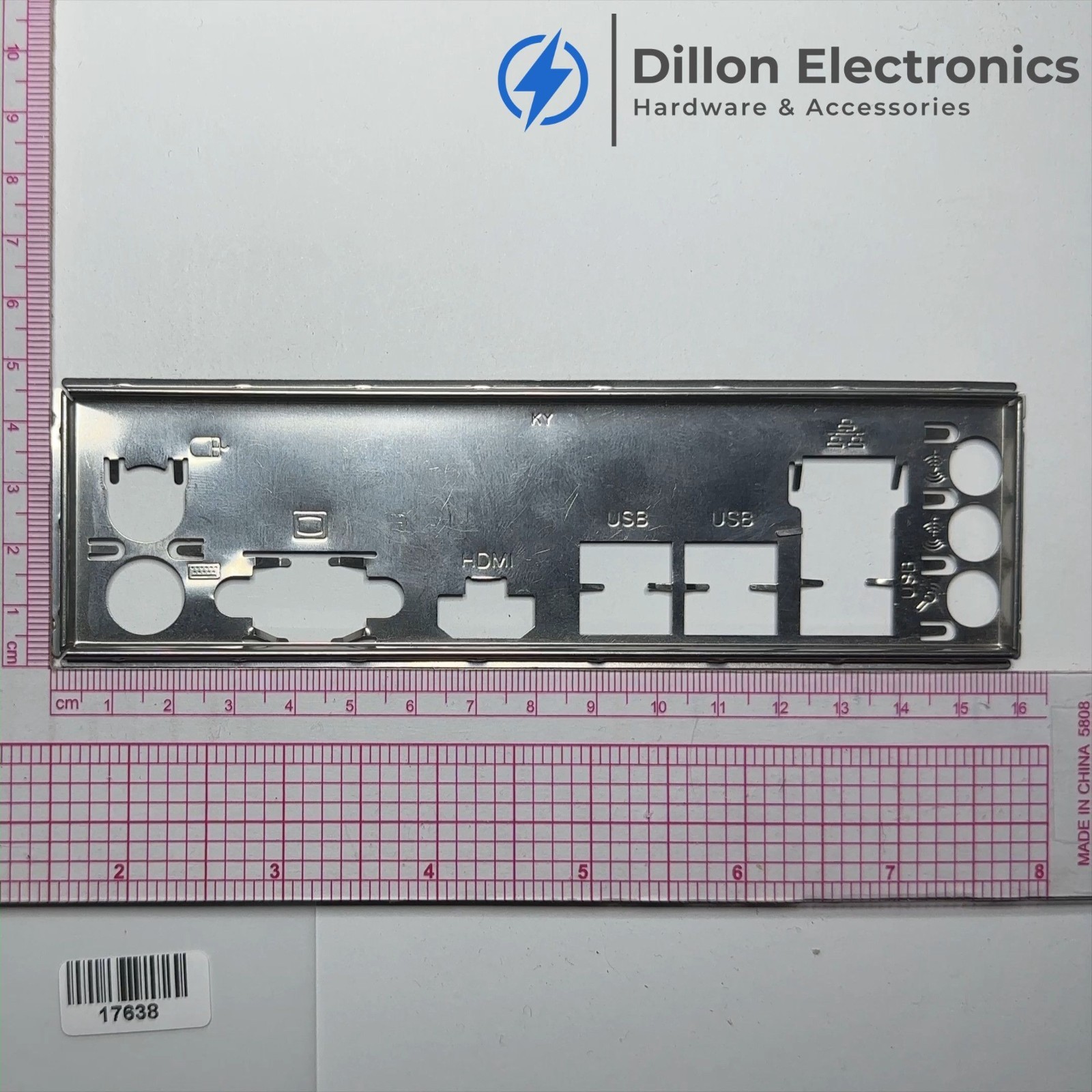 ATX Motherboard IO Shield Backplate Rear I/O Plate Unknown Compatibility