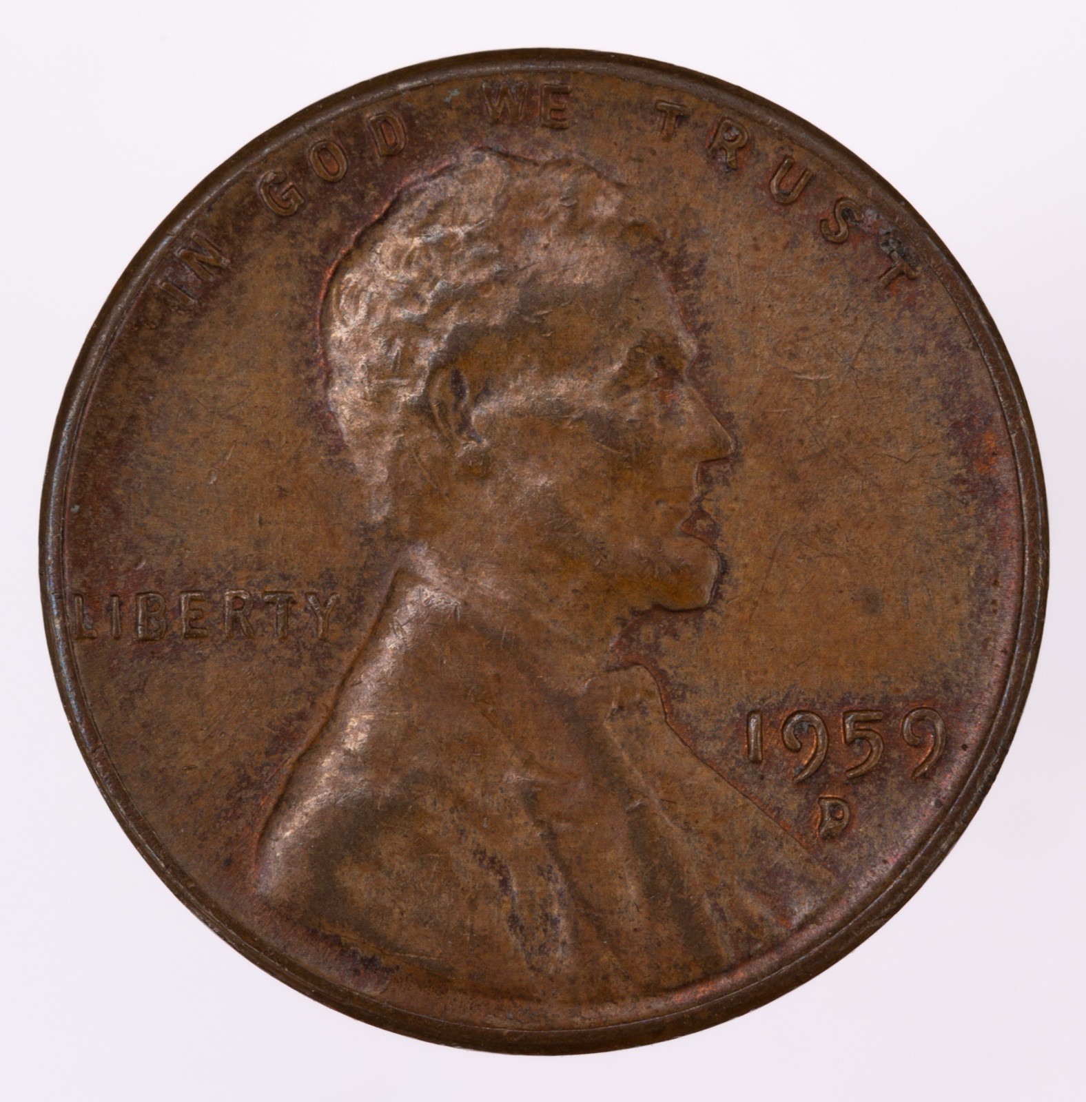 1959-D Lincoln Memorial Cent RPM Wexler WRPM-010 (B3385)