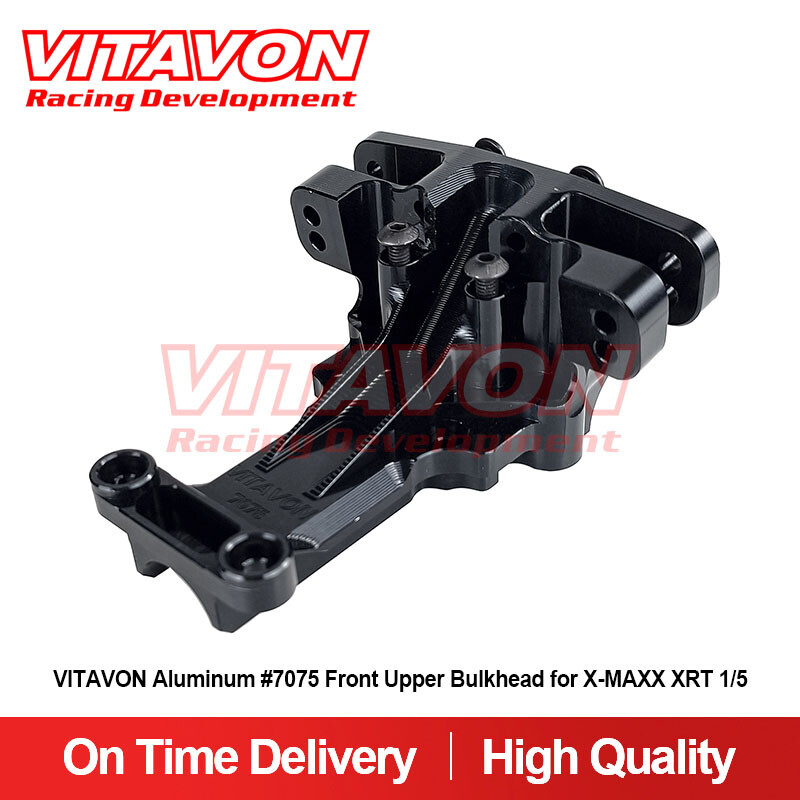 VITAVON CNC Alu 7075 Front Upper Bulkhead For XRT X-MAXX 1/5 4colors