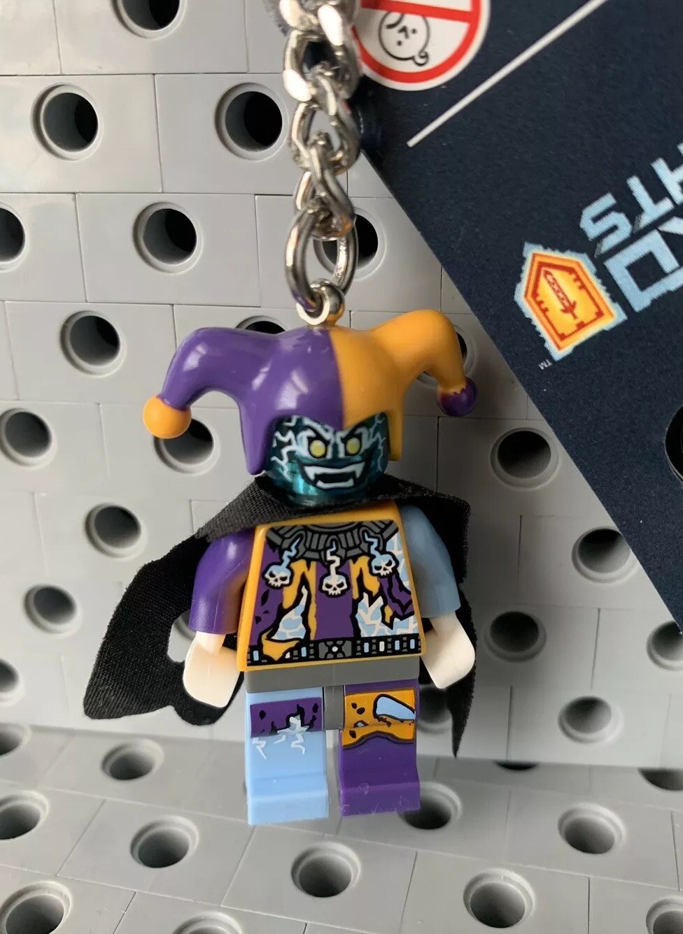 Lego Nexo Knights 853683 Jestro  Minifigure Key Chain  Key Ring  Charm New
