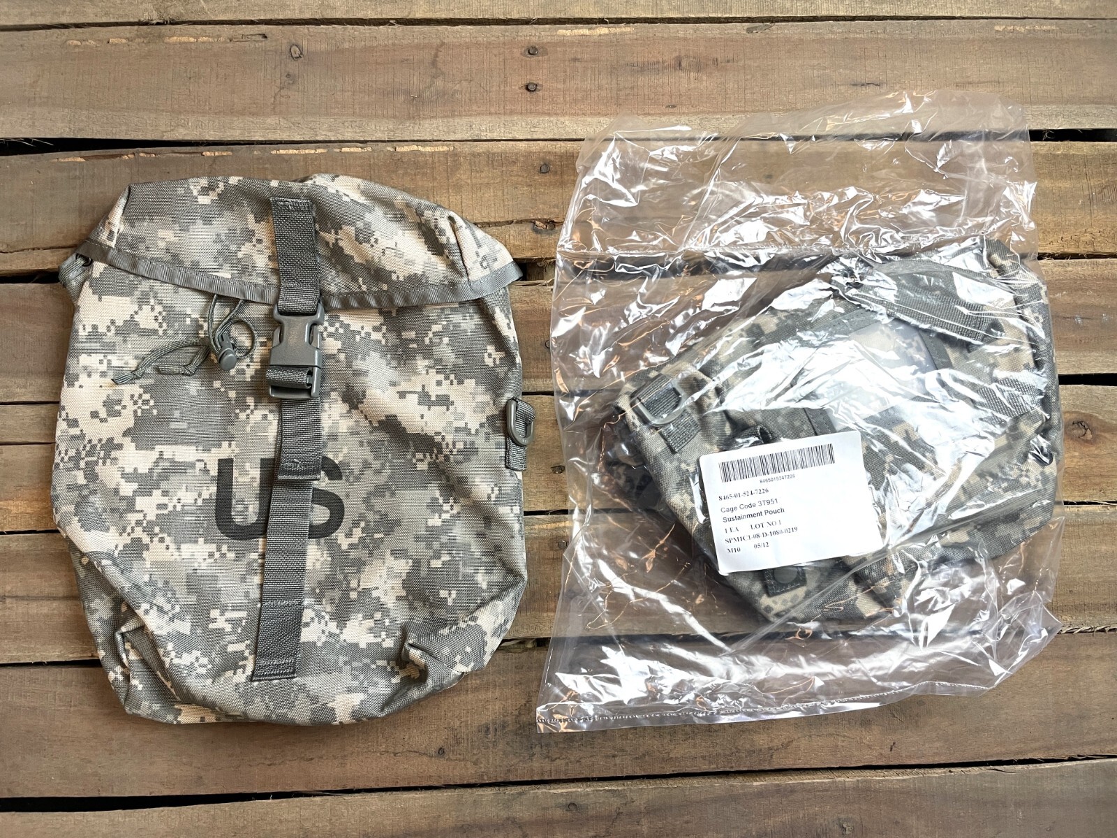 AUTHENTIC US Military Sustainment Pouch ACU Digital - New NIB