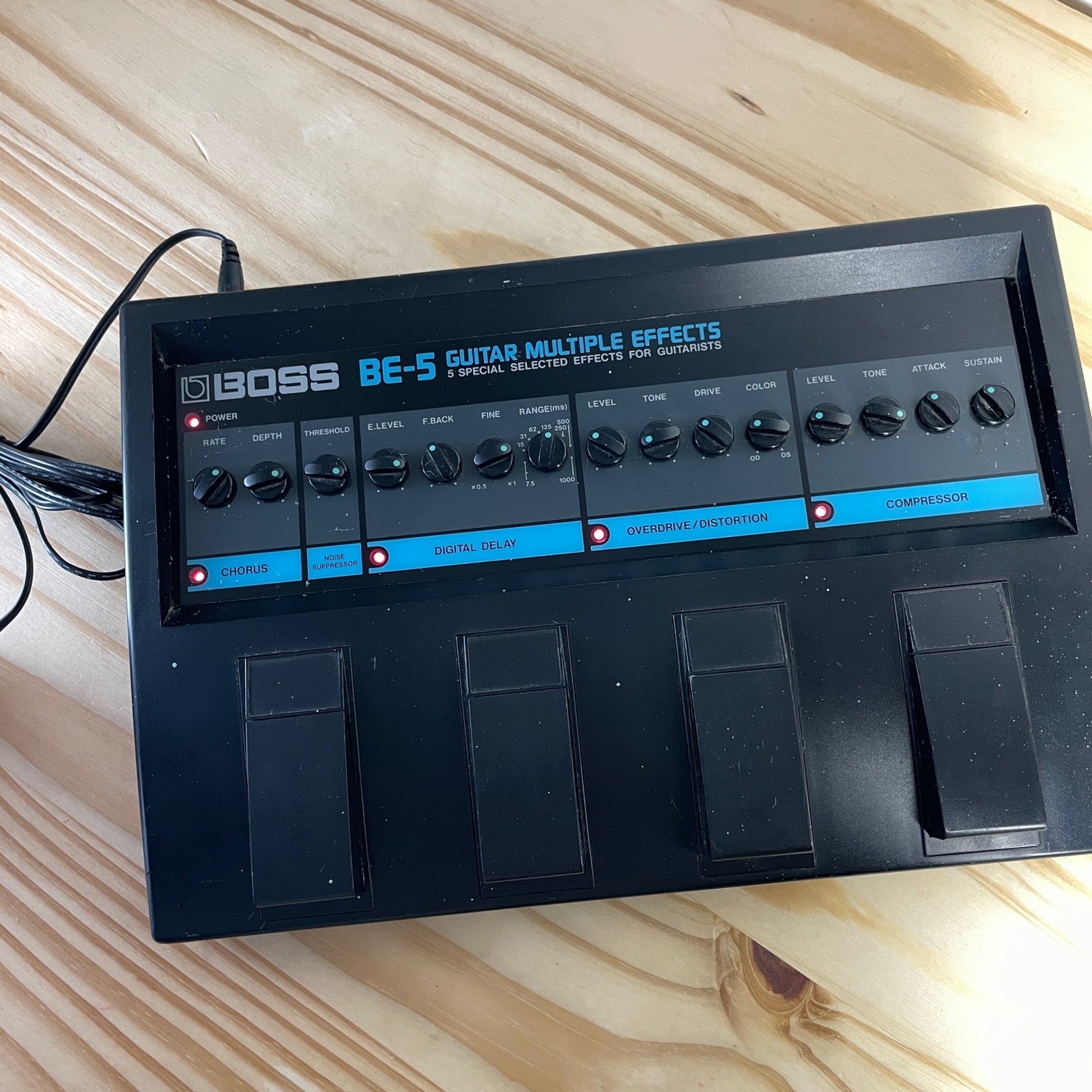 Boss BE-5 Guitar Multiple Effects Pedal Made in Japan Vintage Multi-FX Unit