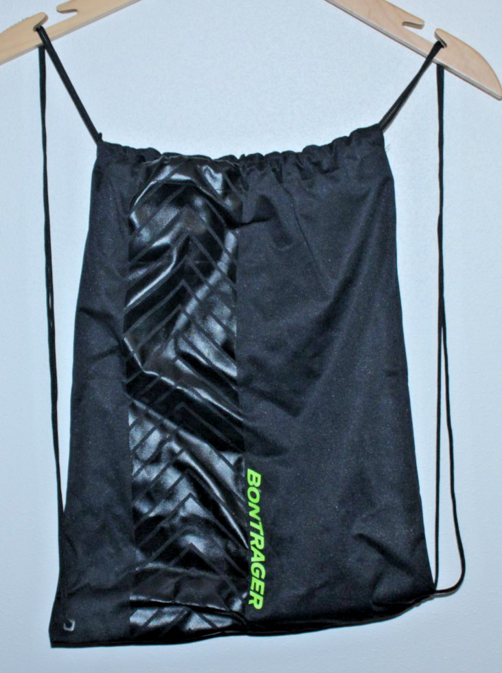 Trek Bontrager XXX Cycling Shoe Bag Black 16x13" Flat Drawstring Commuter Cafe ~