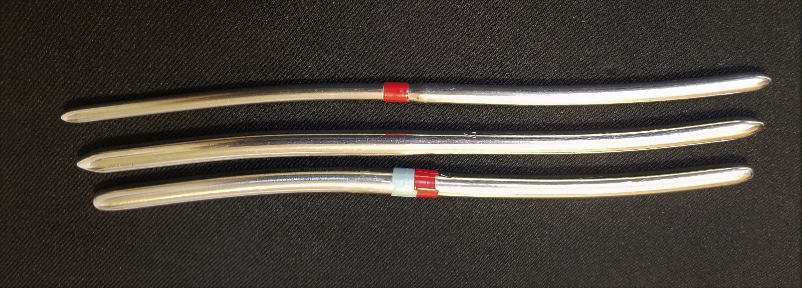 Lot of 3, S/S Uterine Dilators Gynecology, (2) 7/8, 5/6