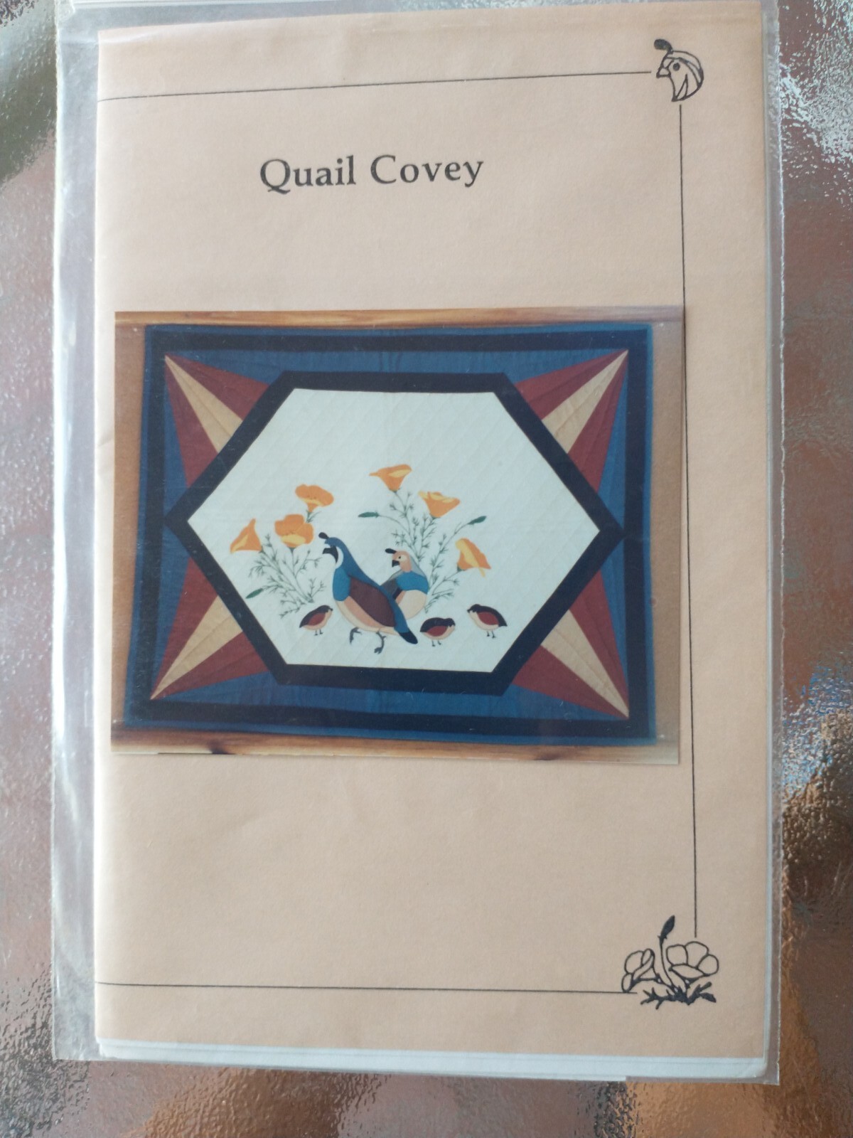 Quail and Poppy designs Quail Covey quail pattern 1986