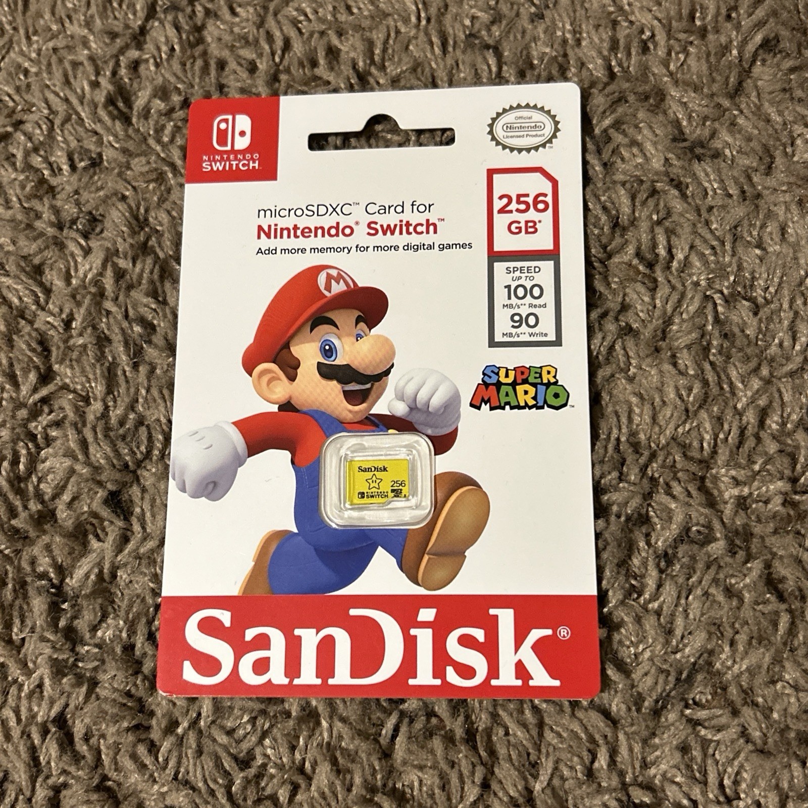 SanDisk 256GB microSDXC Micro SD Card for Nintendo Switch - BRAND NEW