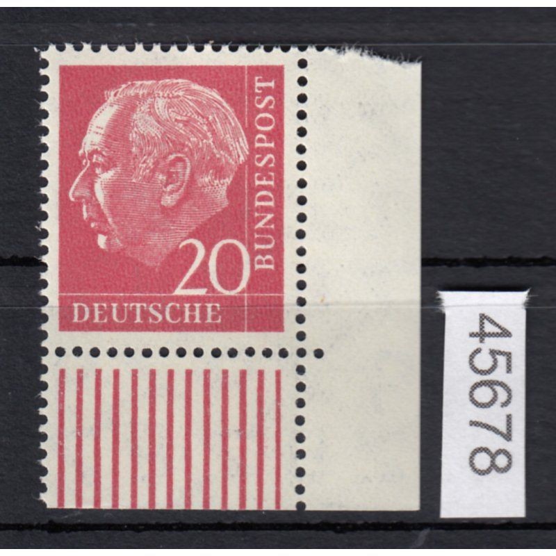 Federal 1954, Mich. No.: 185 y ** corner edge