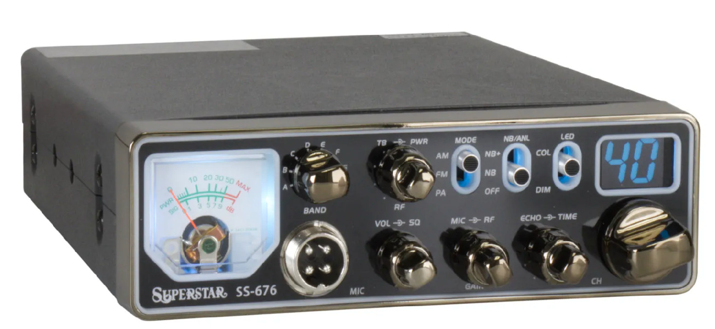 Ranger SuperStar SS-676V Slim Radio AM / FM/ PA BRAND NEW! High Power! LOUD!!