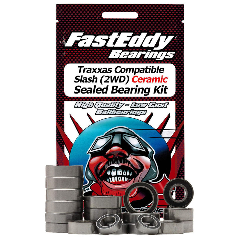 Fasteddy Bearings Compatible Traxxas Slash 2Wd Ceramic Sealed Bearing Kit