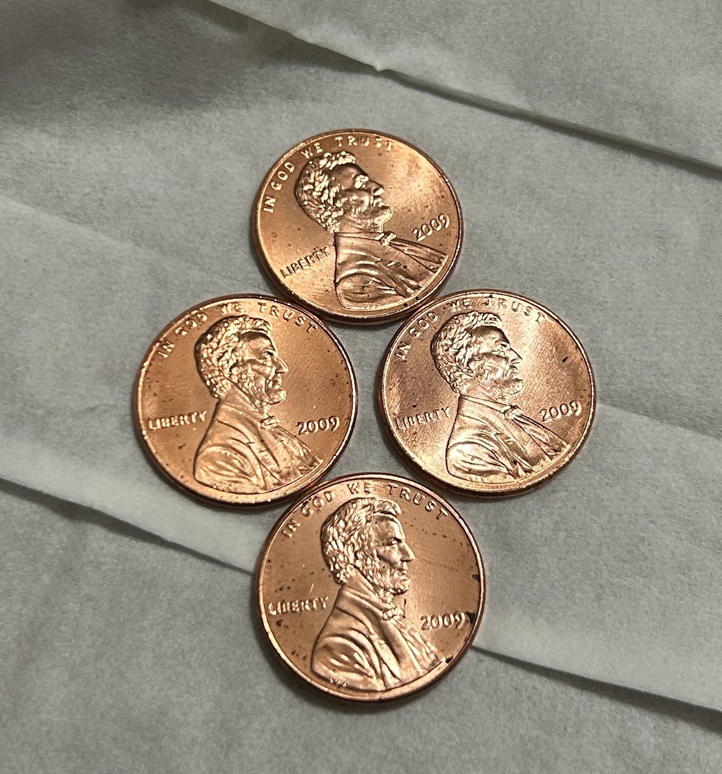 2009 Presidency Lincoln  Cent  From Mint Roll Free Shipping- Combined Ship
