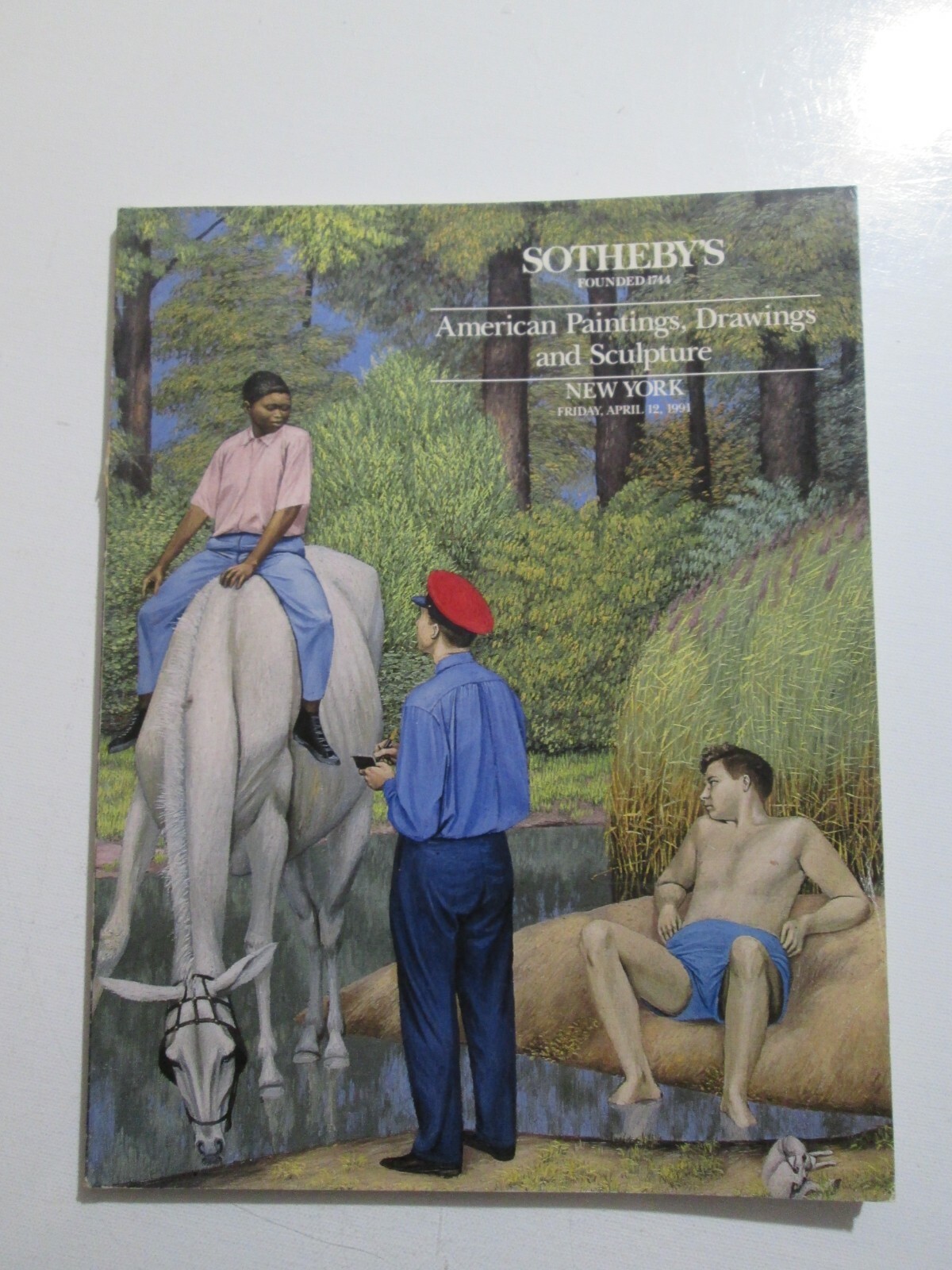 Sotheby's Auction Catalog NY Apr 12 1991 American Paintings Drawings & Sculpture