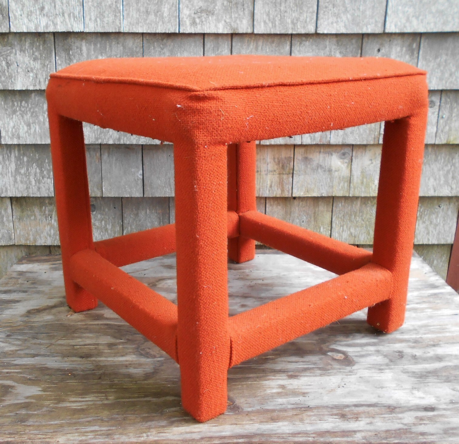 VINTAGE MID CENTURY MODERN MILO BAUGHMAN FOOTSTOOL