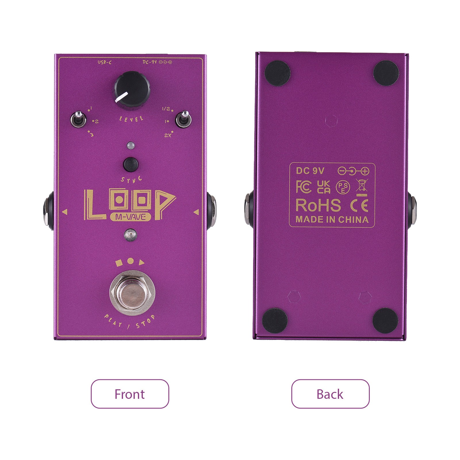 M-VAVE Guitar Loop Effector Loop Recording Effects Pedal Recording NTLH