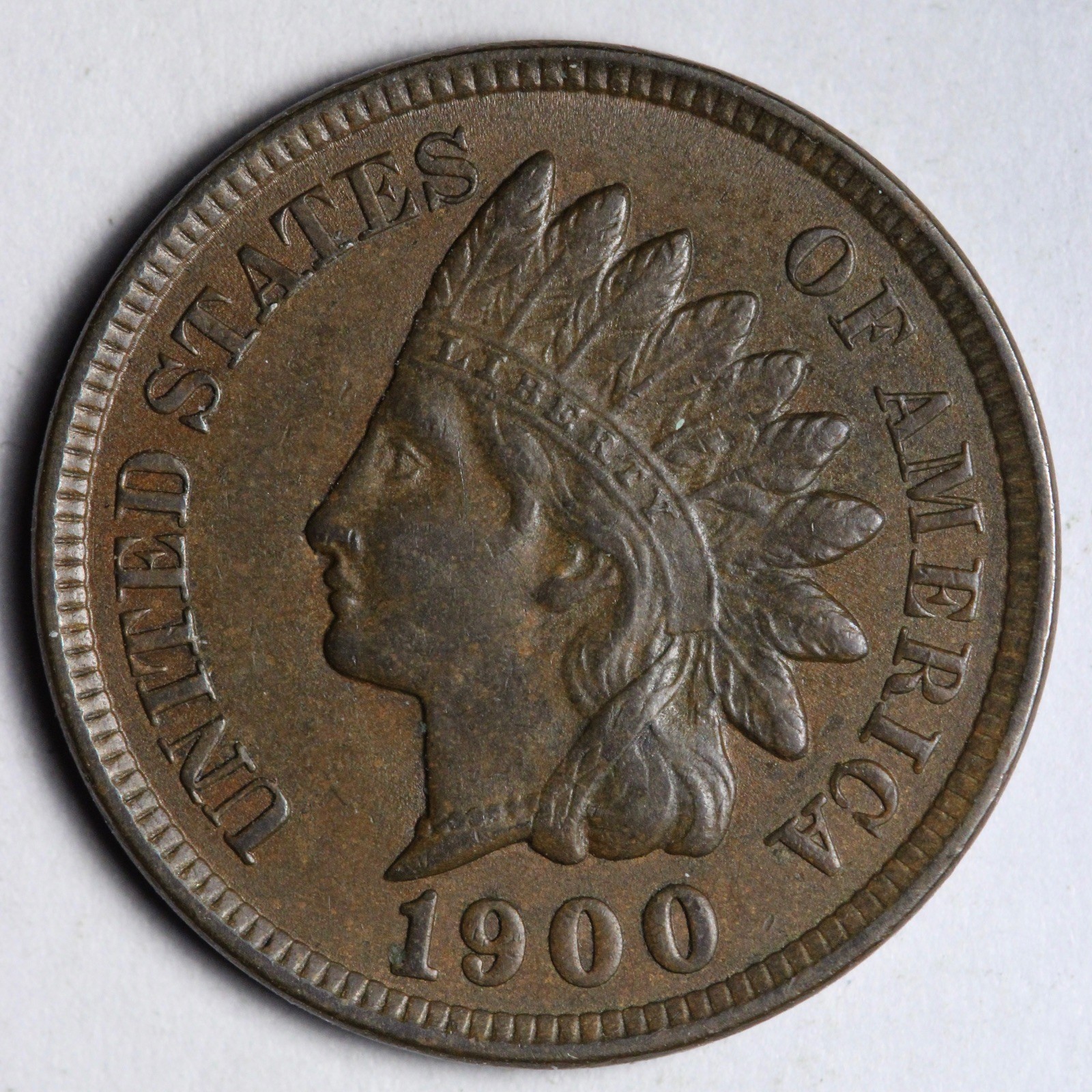 1900 Indian Head Cent Penny UNC *UNCIRCULATED* MS E129 WJNB