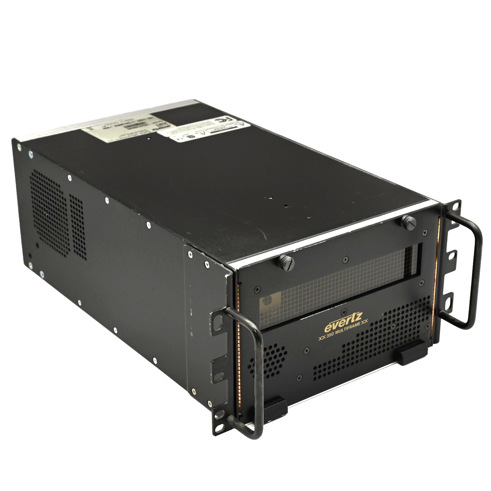 Evertz 350FR Multiframe 120-240V~ 50/60Hz 130W w/ 7707ADVR-HD Card & Power Cable