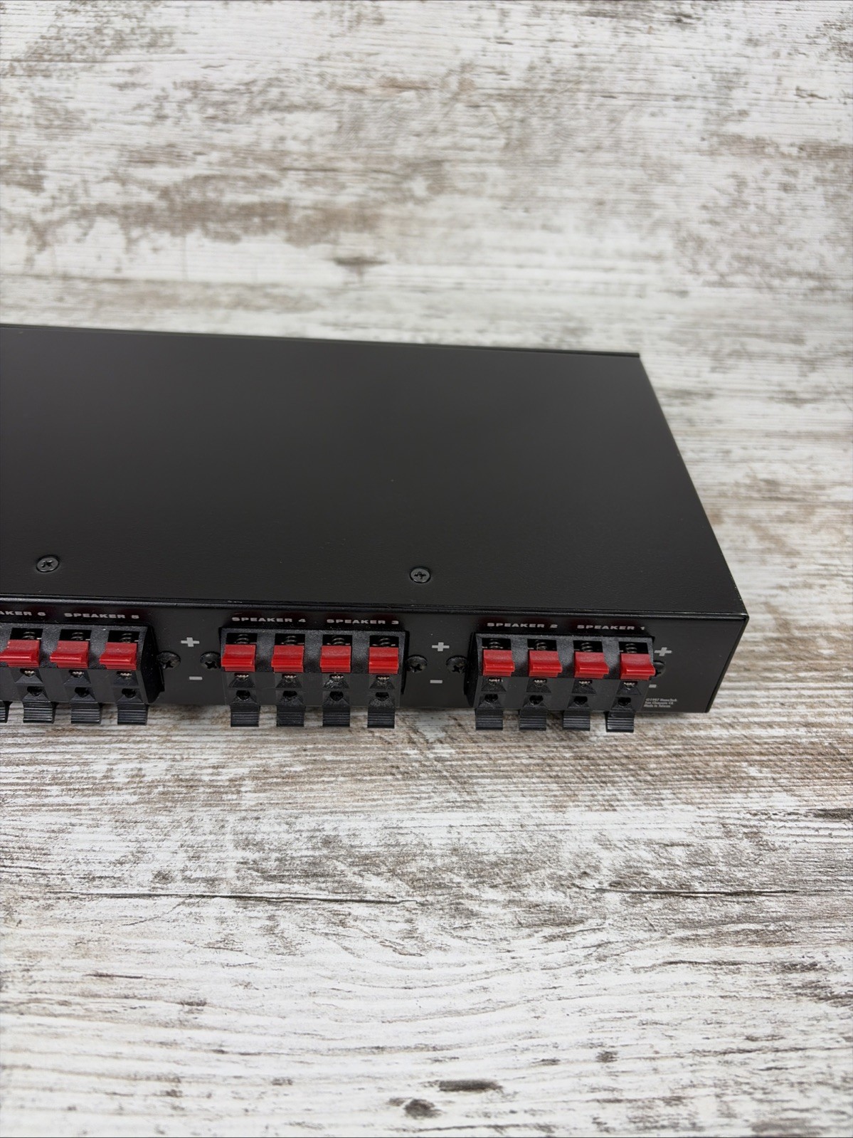 Hometech HTS6 6-Channel Speaker Selector Switch Splitter