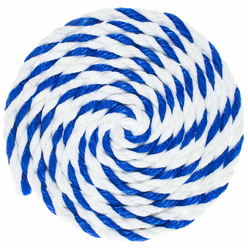 Twisted Polypropylene Pool Rope 1/4", 3/8", 1/2", 3/4" & Multiple Length Options