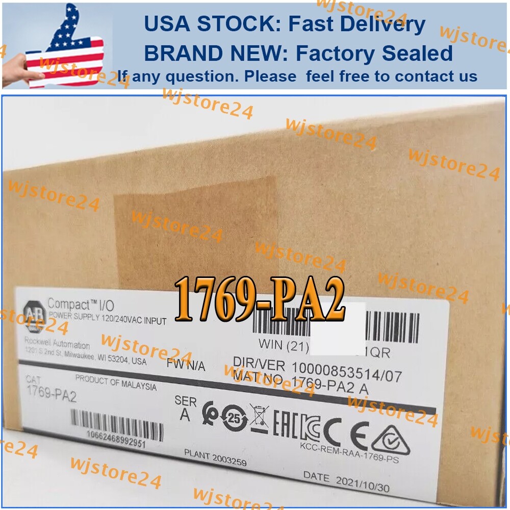 1PC  New  NEW PLC 1769-PA2 Ser A Compact Power Supply 1769PA2 Input Modu