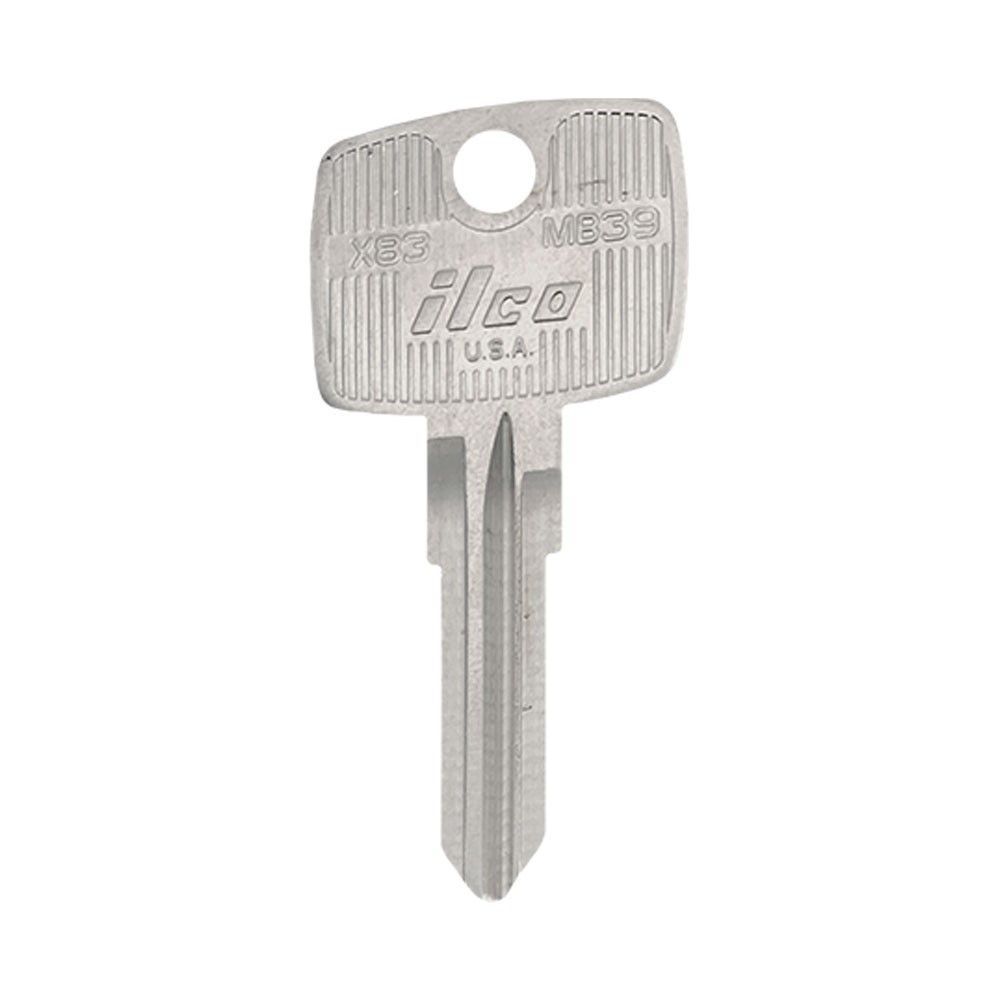 MB39 / X83 Key Blank  Nickel