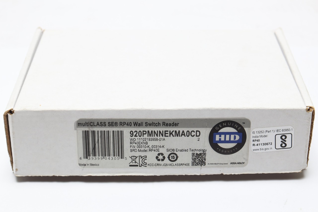 HID 920PMNNEKMA0CD Multiclass RP40 Smart Card Reader