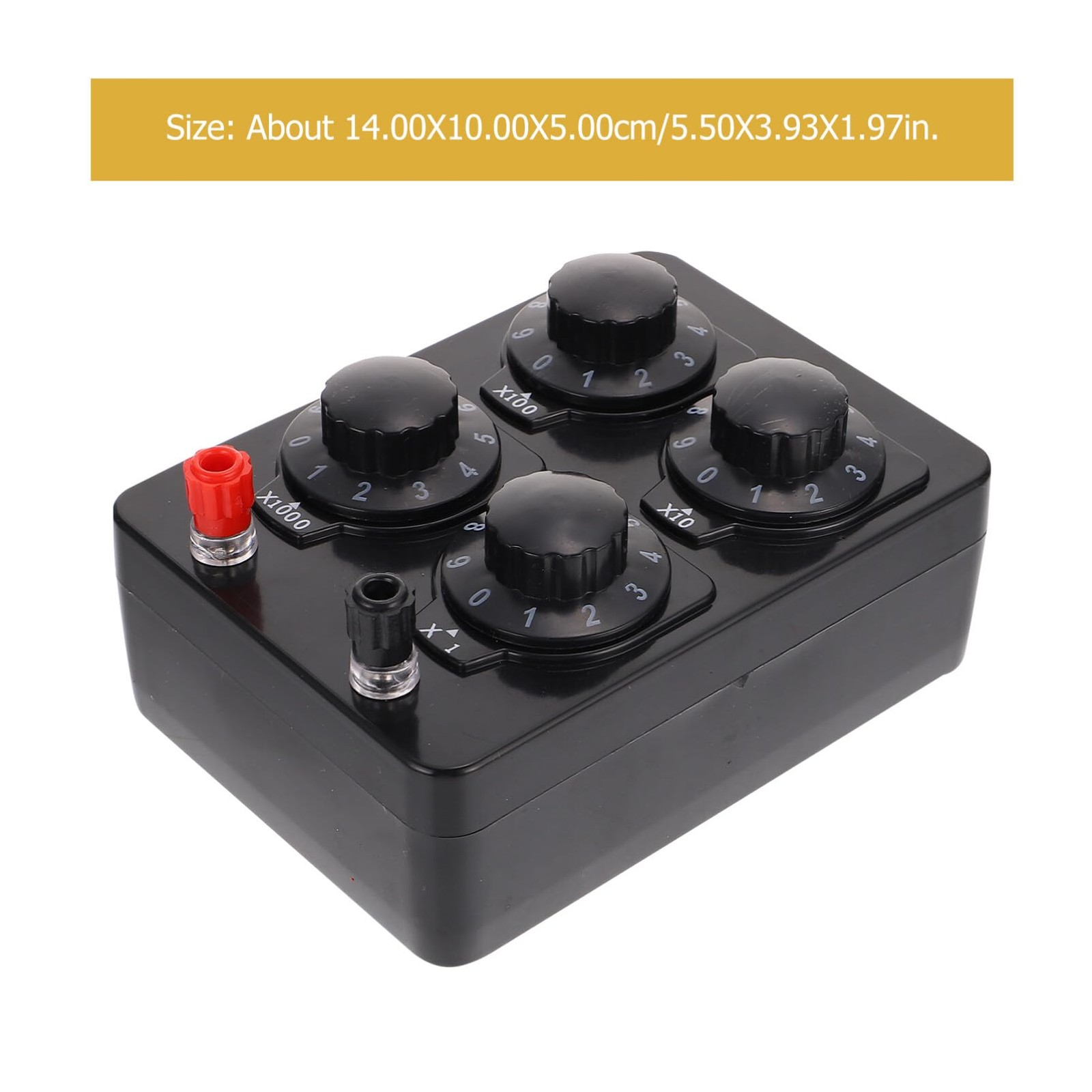 Variable Resistance Box 0-9999 Ohm, Simple Adjustable Resistor Decade Box for...