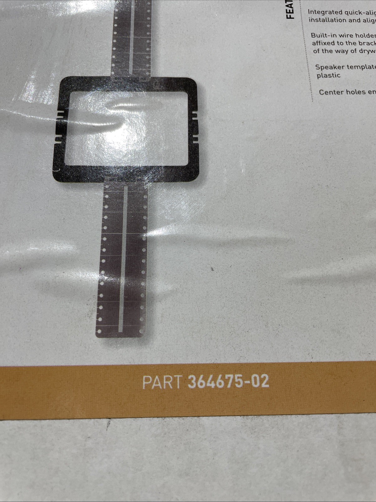 Legrand 8" In-Wall Pre-Construction Bracket Model: 364675-02