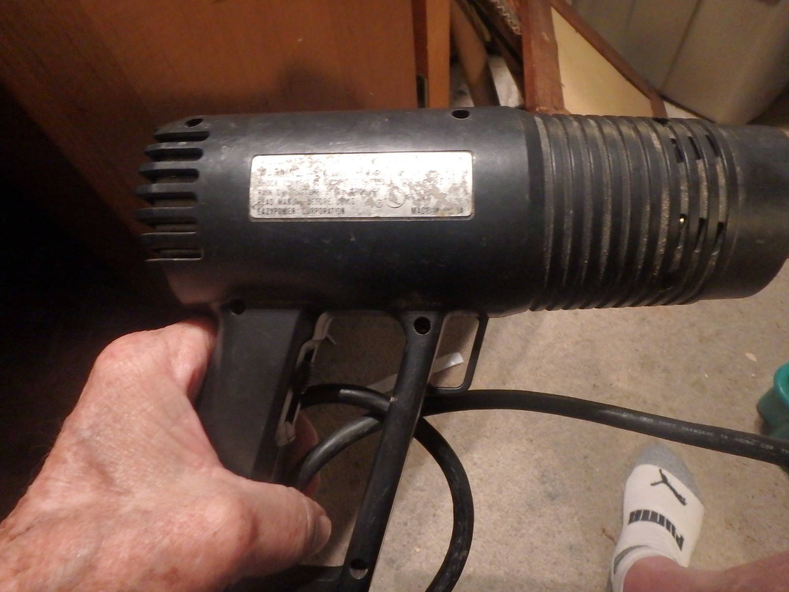 4K -  working EAZYPOWER heat gun