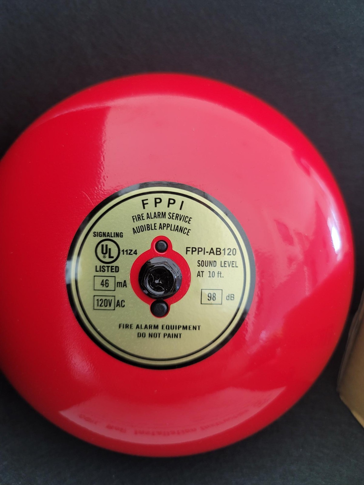 FPP1-AB120 6" FIRE ALARM BELL